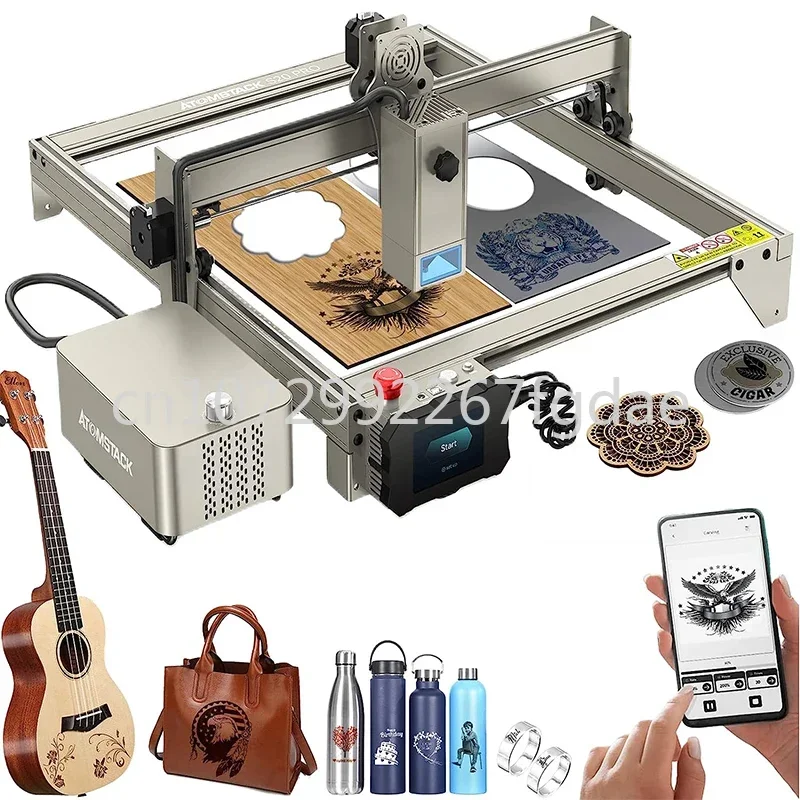 S20 X20 A20 Pro Laser Engraver with Air Assist 20W Output Diode Cutting Machine Industrial Grade Desktop DIY Cutter