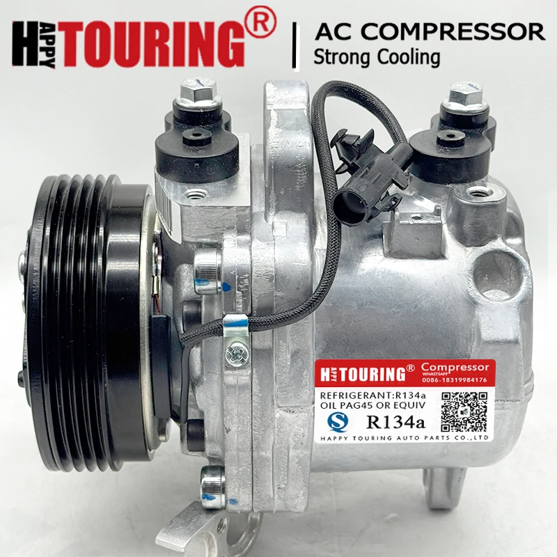 AC Compressor for Suzuki Jimny JB23W Scrum Every Alto Wagon 27630-4A00B 27630-4A00D 1A2161450 95200-58J10 95200-58J11 9520058J01