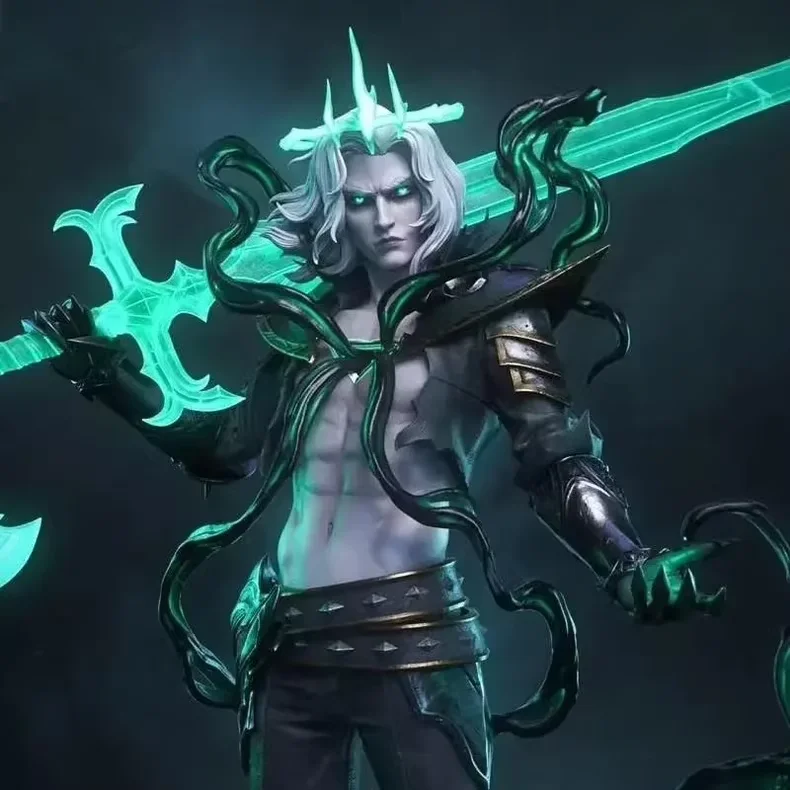 

League of Legends LOL The Ruined King, Viego 1/6 Full-body Sculpture, Limited Edition Sculpture Figure Model Collection Toy Gift