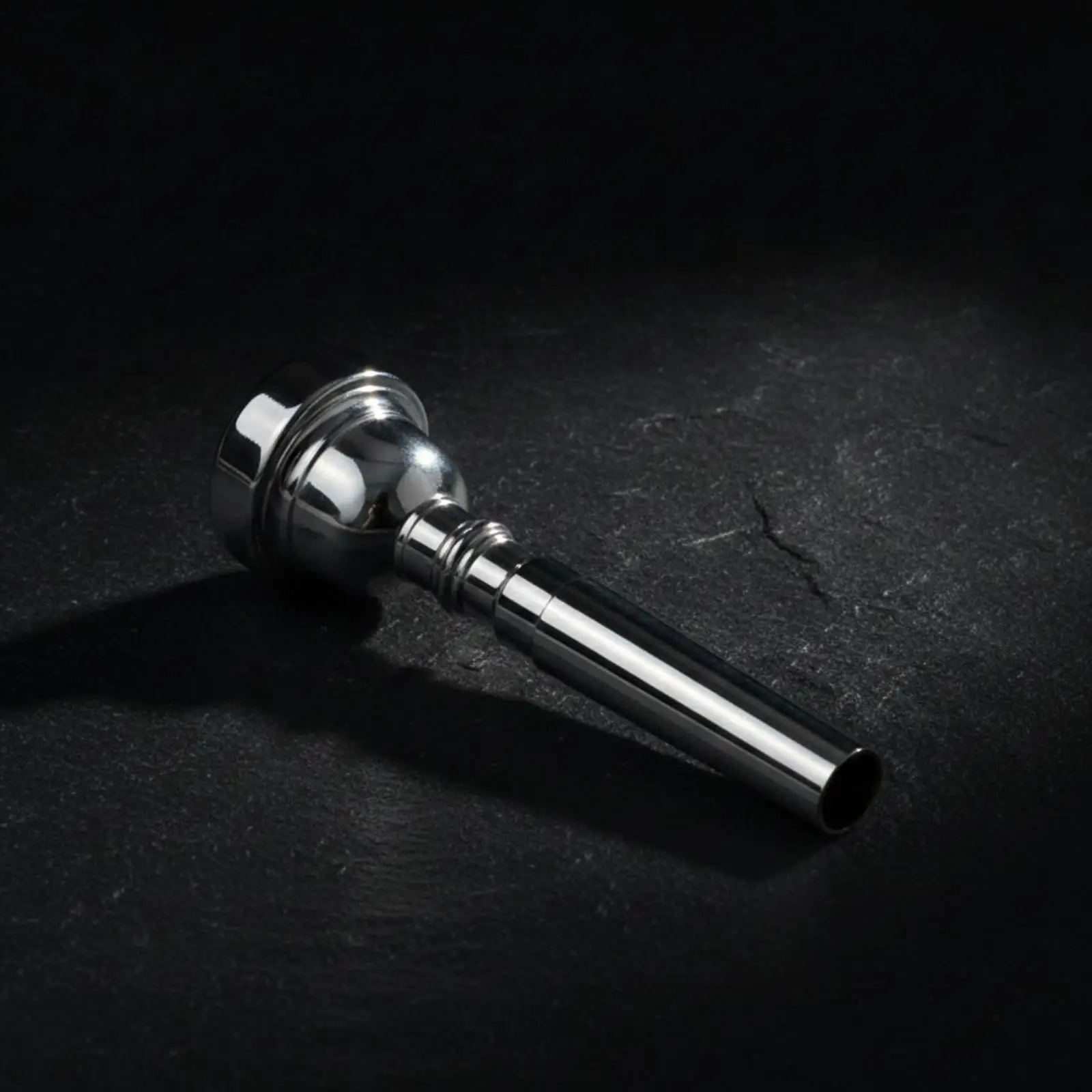 Copper Silver Plated Trumpet Mouthpiece with Stepped Shank for Secure Fit and Clear Resonant Tone