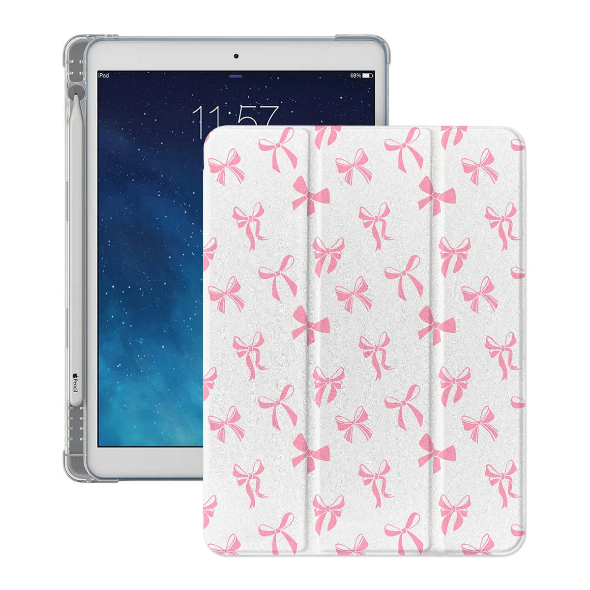 

Korean Cute Love Heart Case for Apple iPad Pro 2024 11 inch Air 5/4 10.9 10th 7/8/9 Cover Cases 10.2 Air 3 10.5 inch mini 6 5 4