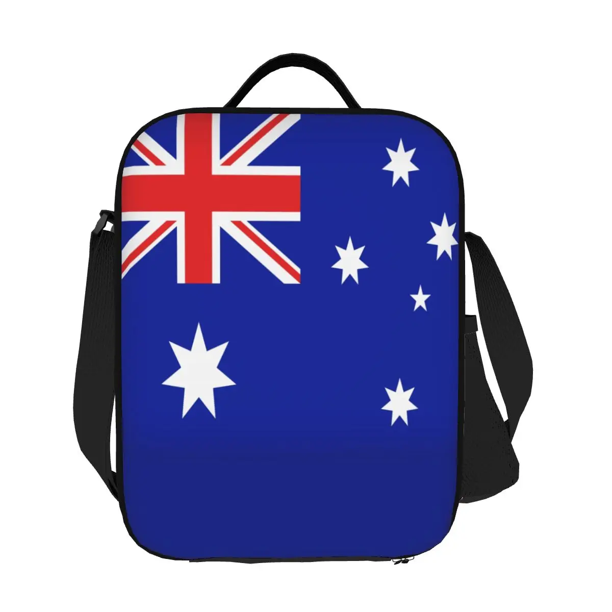 Custom National Flag Of Australia Insulated Lunch Bag for Australian Patriotic Thermal Cooler Lunch Box Office Picnic Travel