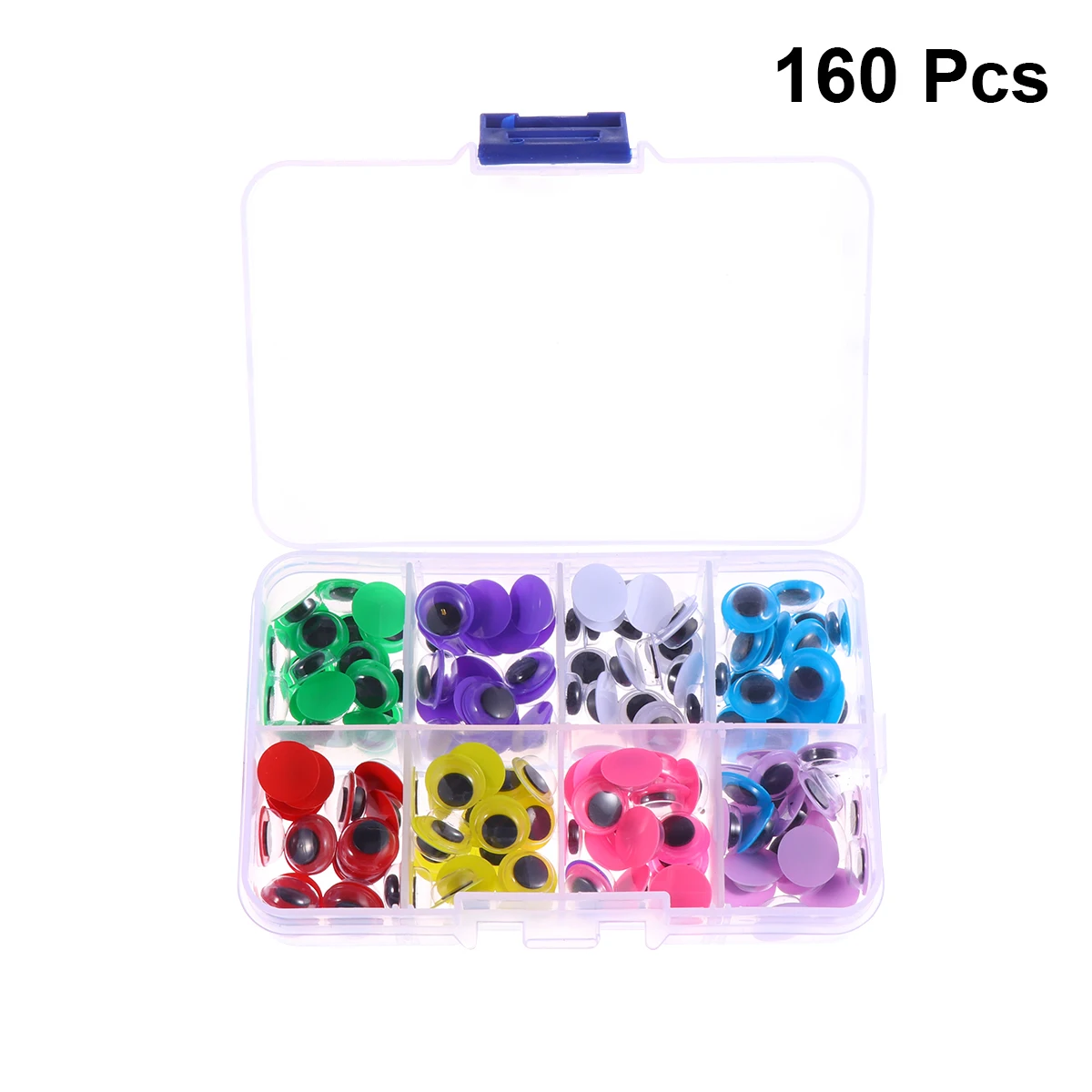 

160 Eye Accessories for Crafts Toys Kids Education DIY Cartoon Animal Projects Googly Eyes Plastic Parts