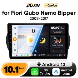 JIUYIN CarPlay Android Auto Radio for Fiat FioriQubo Citroen Nemo Peugeot Bipper 2008 - 2017 Car Multimedia Player GPS autoradio