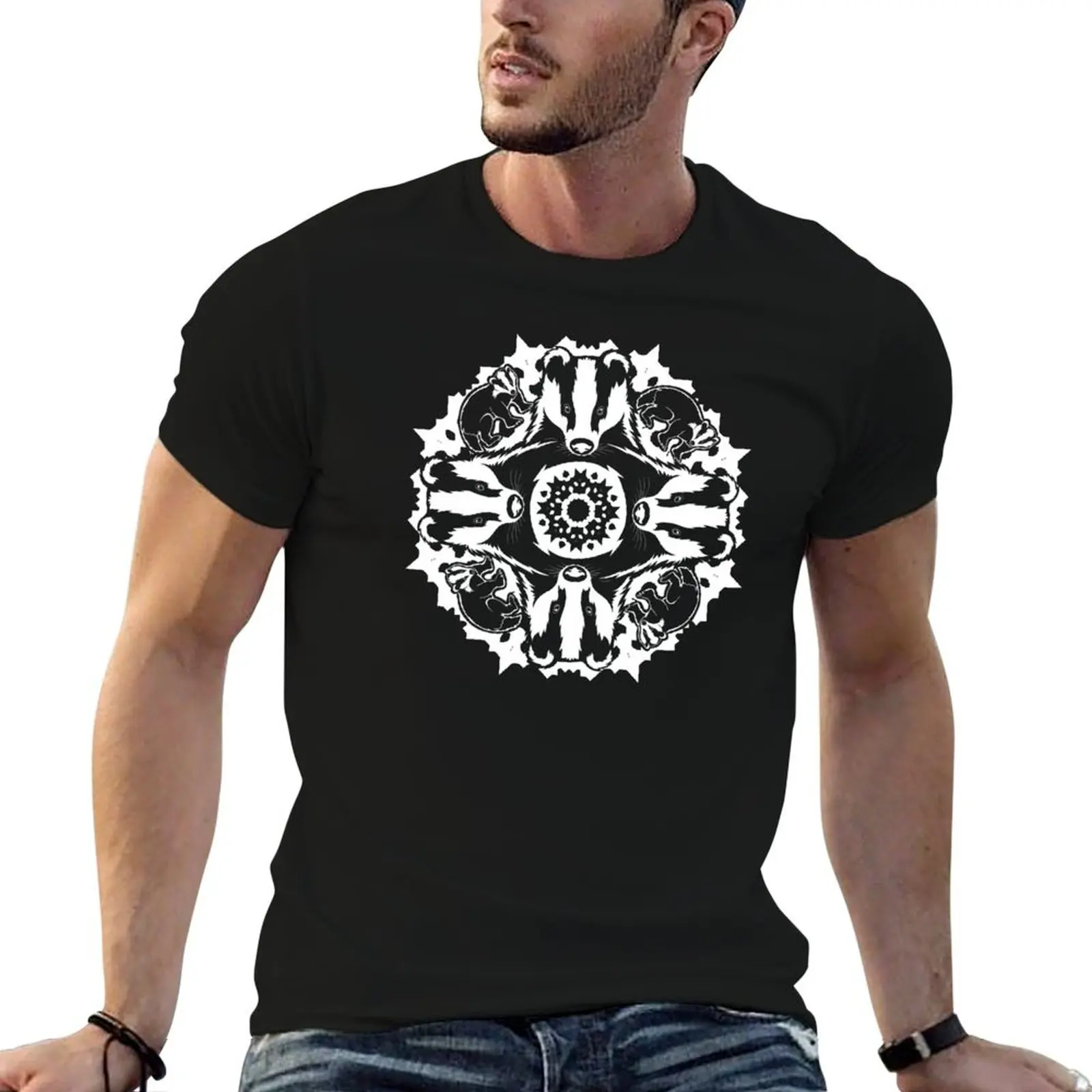 

Eurasian Badger ZOOFLAKE T-Shirt vintage t shirts hippie clothes oversized graphic tee mens funny t shirts