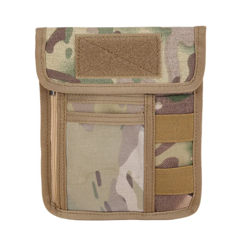 Waterproof Camo Credential Bag for Cards, Phone & ID – Portable Hanging Outdoor Storage Pouch