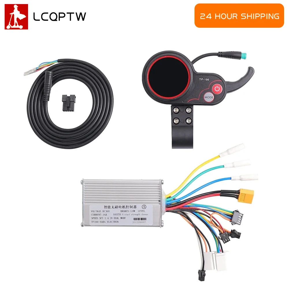 

TF100 Dashboard Controller Display 5pin 6pin for Kugoo M4 Electric Scooter 36V 16A Brushless Intelligent Motor Controller Parts