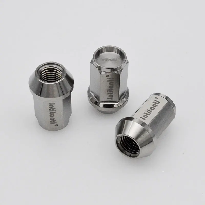 Jntitanti 10.9 grade Ti-6Al-4V closed end Titanium lug nuts wheel nuts M12*1.5*35mm for Toyoto,Mazda,Honda,Acura,Scion,Lexus