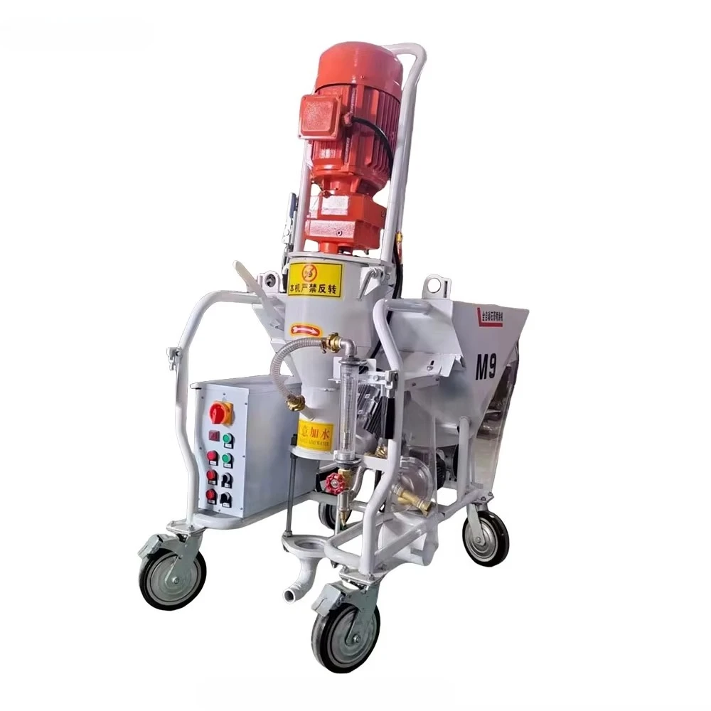 Industrial Fully Automatic Mortar Spraying Equipment High Speed Durable for Building Wall Plastering