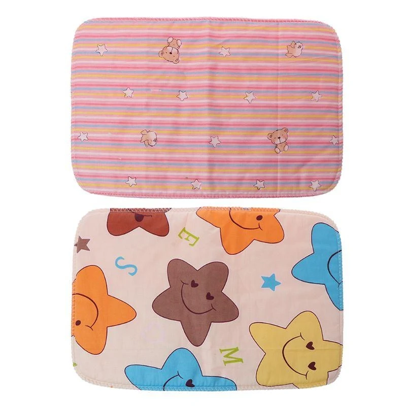 J15U الكرتون لطيف الوليد الطفل تنفس البول تغيير غطاء حصيرة حفاضات الحفاض الفراش تغيير غطاء وسادة وسادة 25x35 سنتيمتر #6