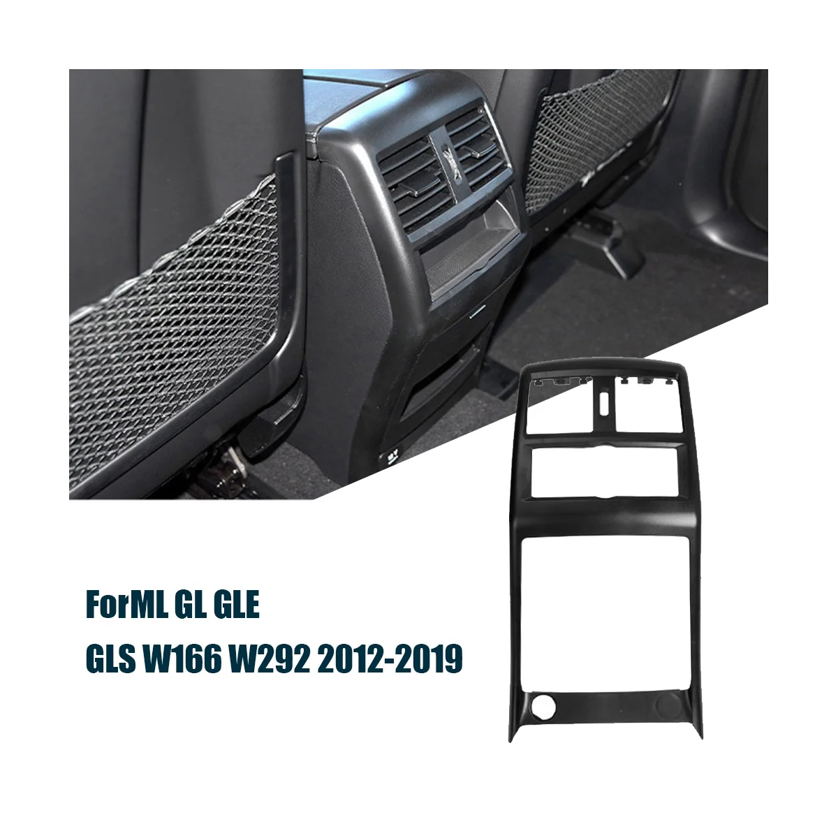 Trim lis Panel rangka AC mobil untuk W166 W292 2012-2019 166 680 7003 9051