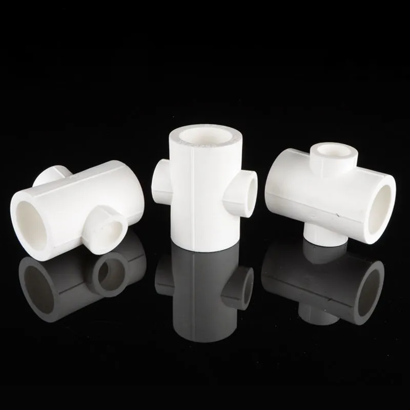 Leijiu Ppr Pipe Fitting Inner Diameter 20mm 25mm 32mm 40mm 45mm 63mm 75mm Reducing 4 Way Fitting Connector Pipe