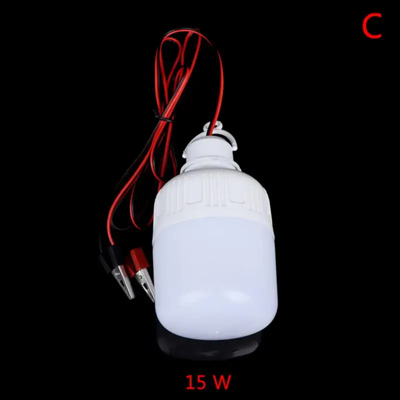 Lámparas LED de 12V CC de 12V, 5/9/15/20/30/40W, bombilla de punto para tienda de campaña al aire libre, luz nocturna, tienda de campaña portátil, luces de emergencia para pesca nocturna