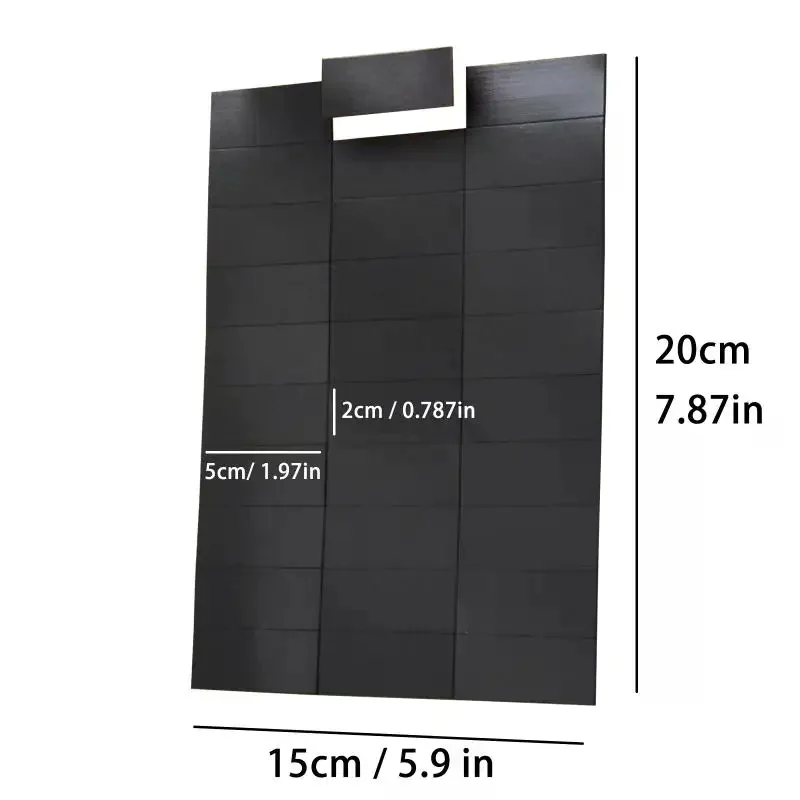/PFU/Adhesive Backed Magnetic Sheet Multifunctional Multi-Scene Magnetic Stickers, Can Be Used As Refrigerator Stickers 1Set