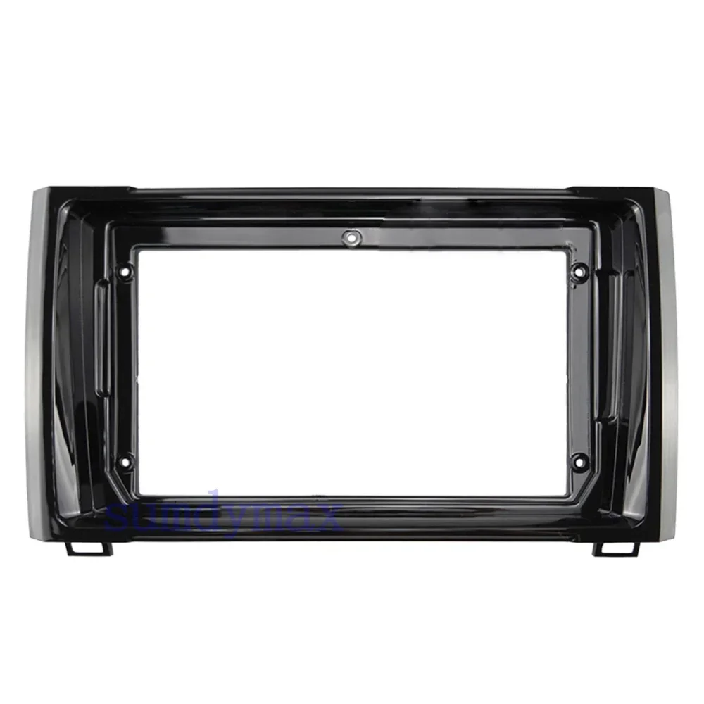 9 بوصة راديو السيارة الإطار Fascias لوحة الملاحة لتويوتا سيكويا تندرا 2014-2018 أندرويد شاشة داسك عدة فآسيا الإطار #4