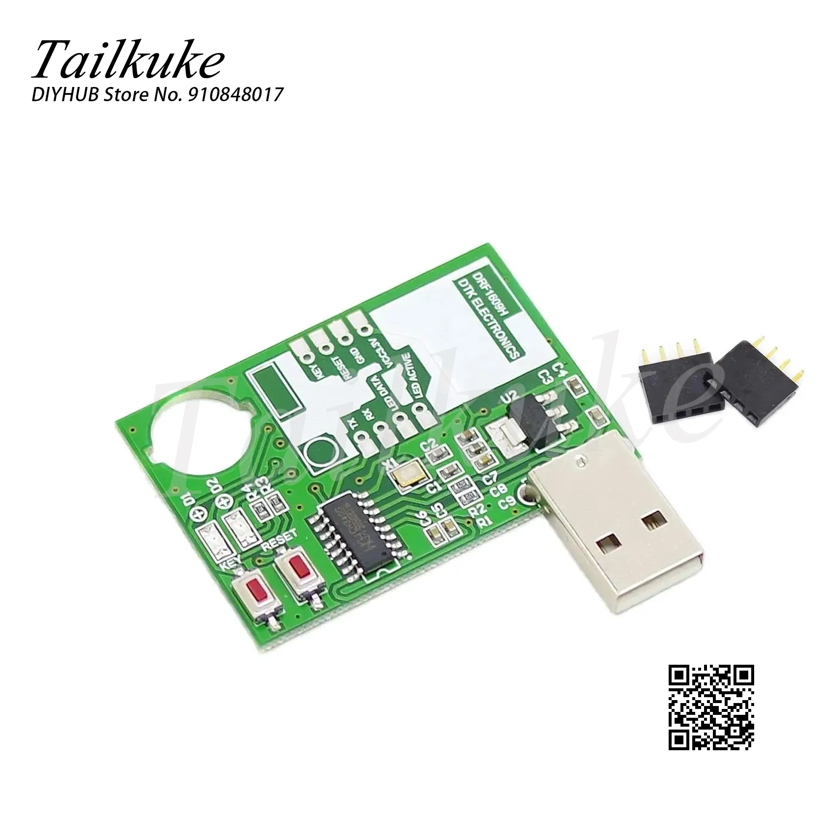 

3.3V UART (TTL) to USB Backplane, USB Adapter Board, DRF2658V20, USB Cable