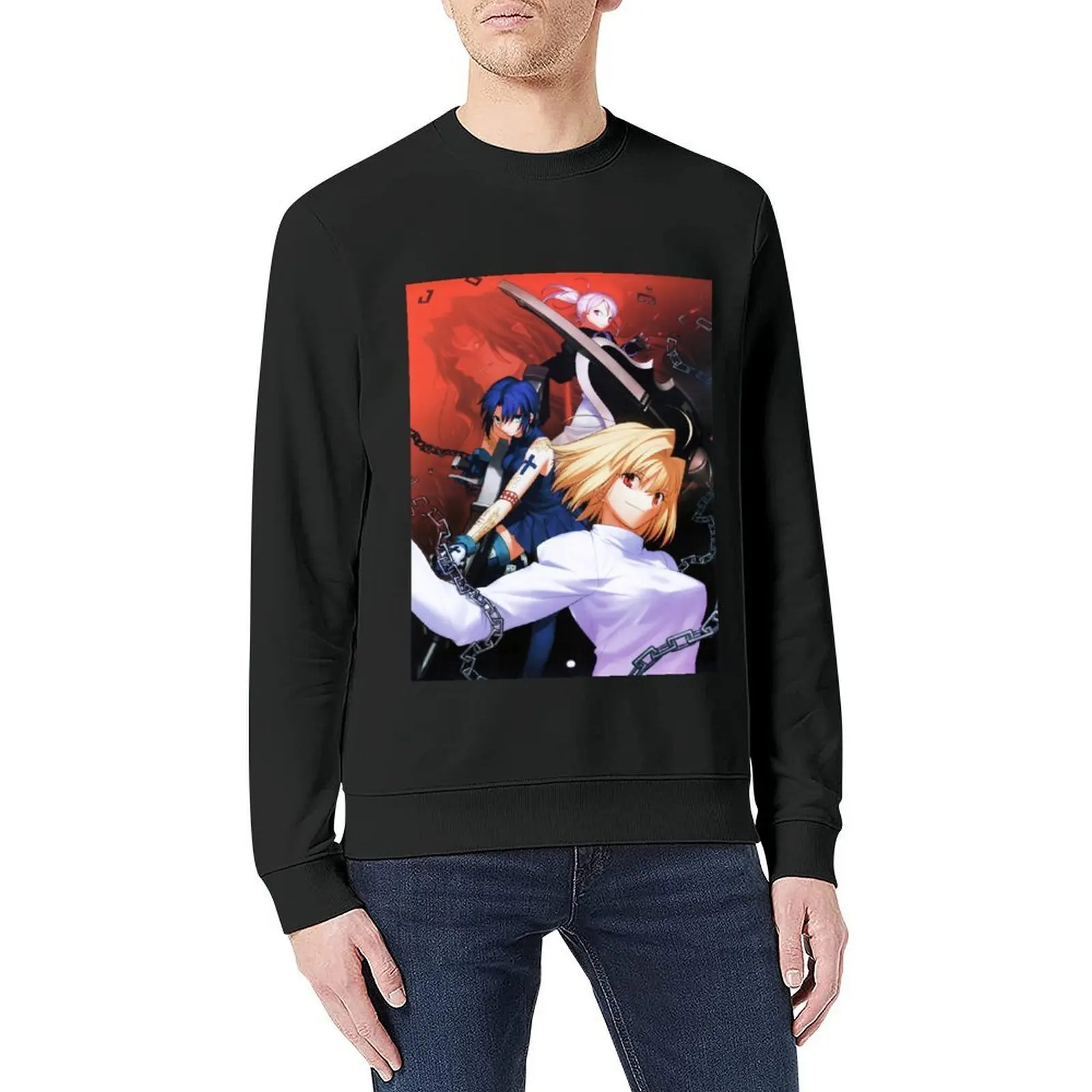 Melty Blood Pullover ملابس رجالية قميص رياضي رجالي ملابس الخريف بلوزات جرافيك