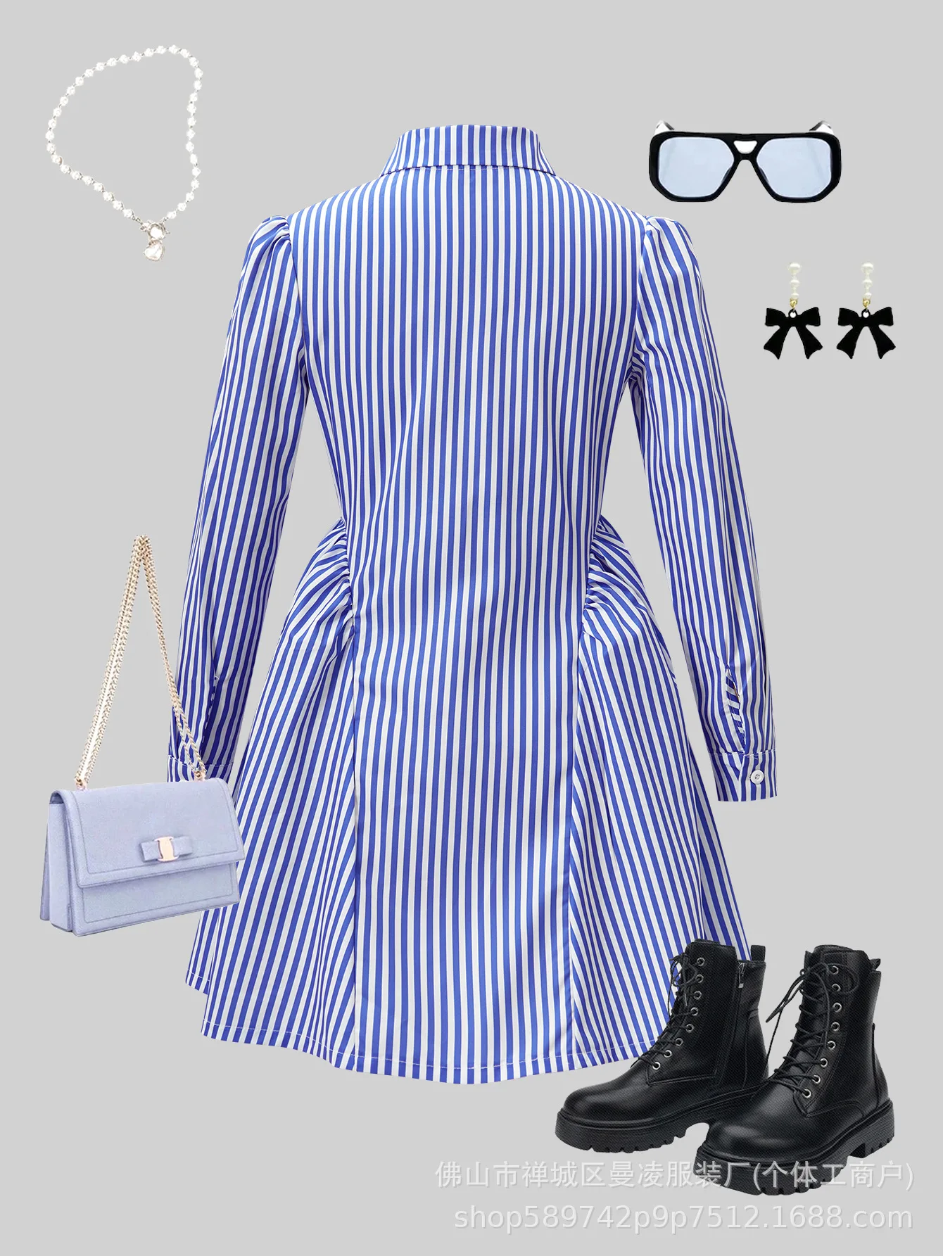 Kinderkleidung 2026 Neue Mädch – Korean Style A Line Shirt Dress Bewertung und Preis