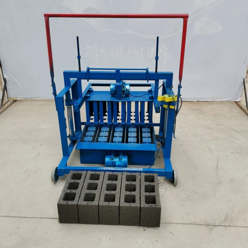 Portable Semi Automatic Diesel Concrete Block Machine Quick Setup For Producing Solid Bricks And Hollow Blocks In Remote Areas