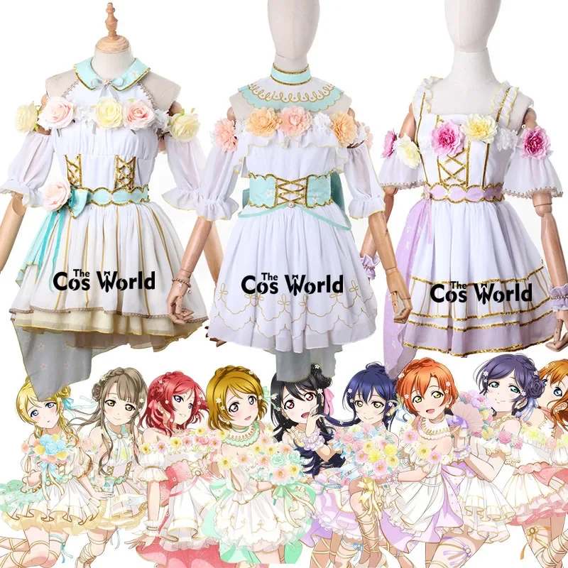 

Love Live Flower Festival 9 Characters Kousaka Honoka Minami Kotori Sonoda Umi Ayase Eli Tojo Nozomi Anime Cosplay Costumes