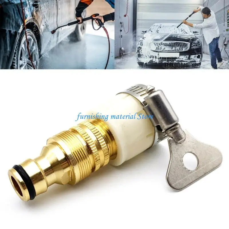 Y5GD Universal Fare Faucet Adapter Tap to Hose Connector for Garden Buns & Guns #6