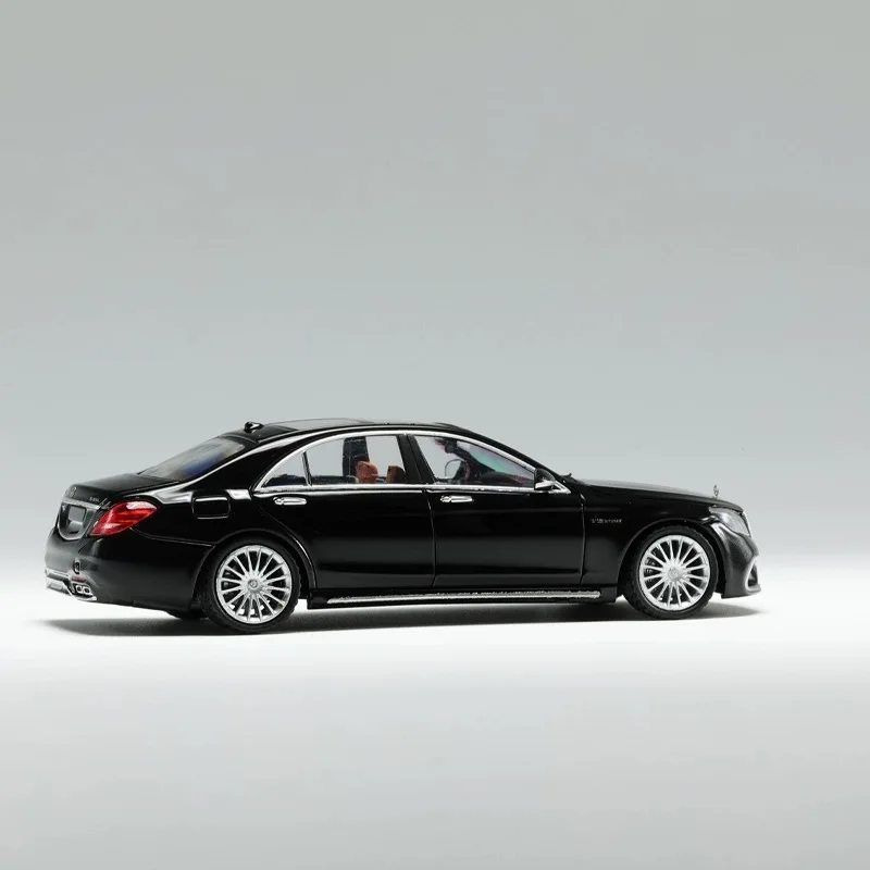 Mercedes-benz s65 w222シャーシ合金カーモデル、ファインモデル、1/64