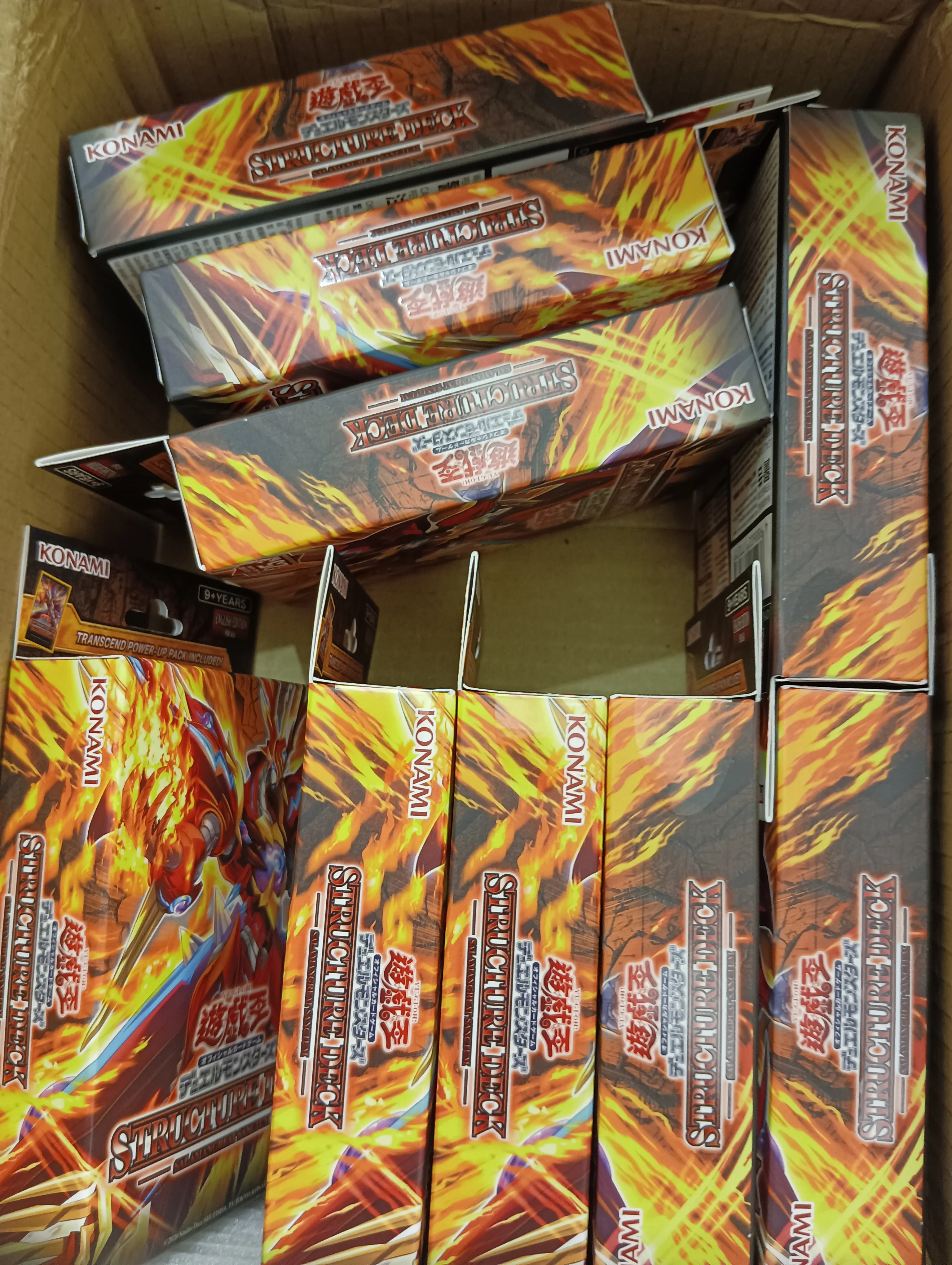 New Original Card Game Yu Gi Oh Structure Deck:The Holy Domain SDSS of Reincarnated Flame Beast English SEALED Card Collection