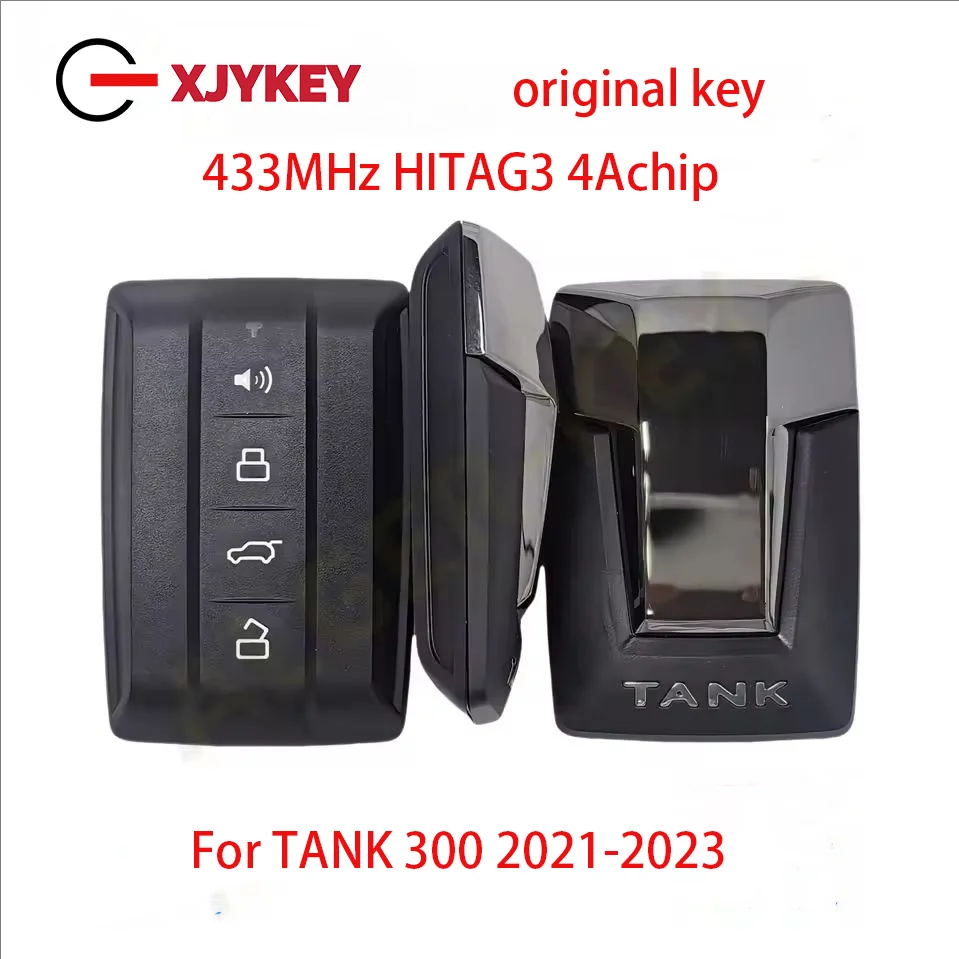 XJY OEM الأصلي الفقرة الجدار العظيم GWM خزان 300 400 500 700 2021 2022 2023 2024 433MHz HITAG3 ID47 4A رقاقة sin llave Go llave de c