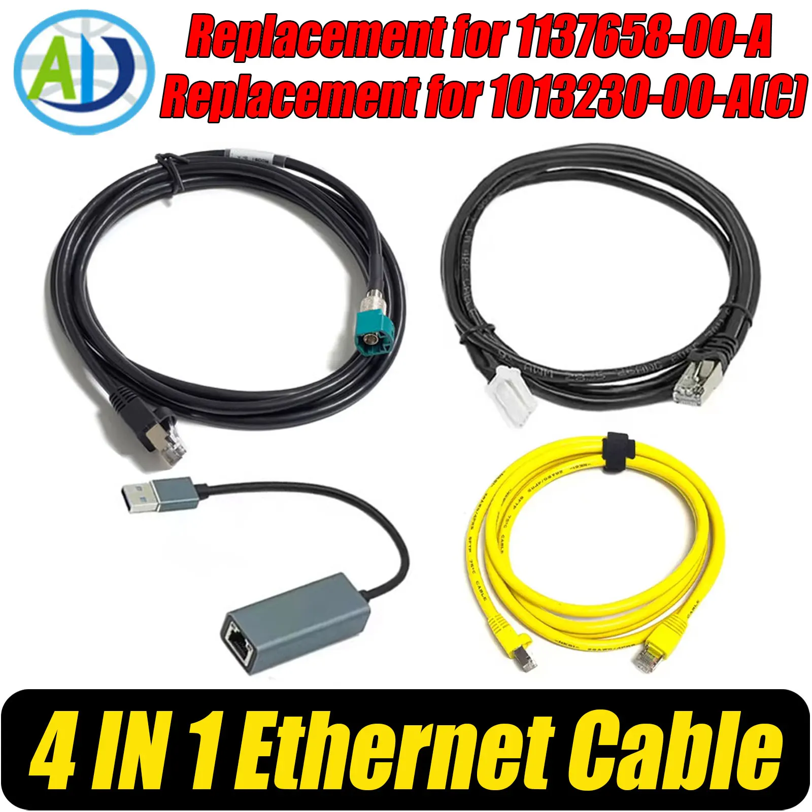 Ethernet-Kabel für Tesla Model 3/Y/X/S 1013230-00-A/1137658-00-C für Tesla Toolbox ENET Diagnoseadapter 26-Pin 20-Pin zu OBD2 – Detail 12
