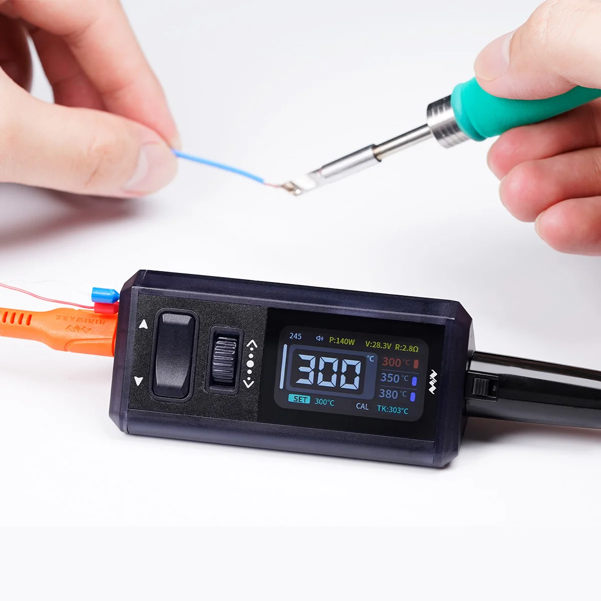 2025 New MINIWARE TS1M Mini Soldering Station Digital Display 200W Max High Power Welding Pen Household Welding Repair Kits