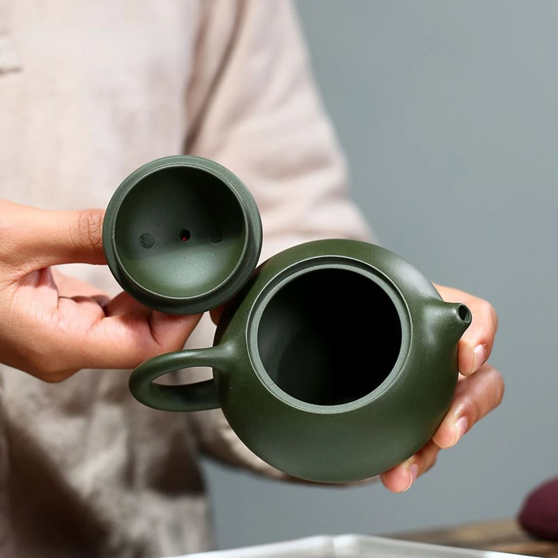Zisha Customized Authentic Purple Clay Teapots Ball Hole Filter Pot Beauty Kettle Raw Ore Handmade Set