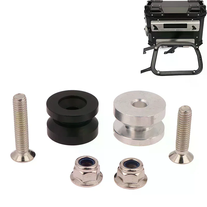 

4Pcs Motorcycle Top Case Bracket Base Plate Buckle Tail Box Rear Trunk Luggage Case Side Box Bracket Accessories