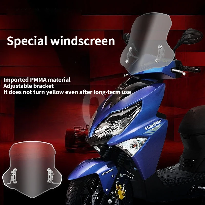 

Windscreen pedals for electric bikes and motorcycles are dust-proof and wind-proof