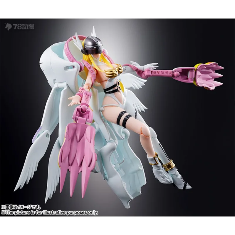 BANDAI véritable Super évolution série âme série tyrannosaure numérique Angewomon Collection de modèles de jouets Transformables cadeau
