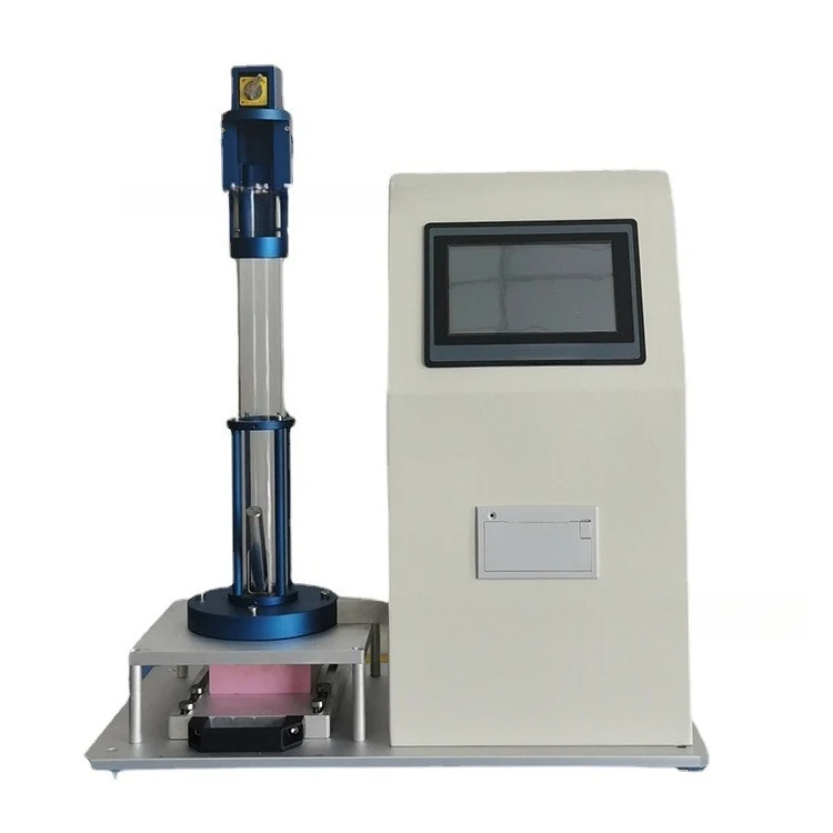 Microcomputer sponge springback tester