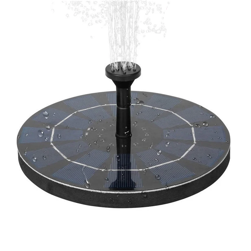 

HOOOK 7 Nozzle 3.5W DIY RGB Artificial Ring Solar Powered Water Outdoor Fountain Pump with LED Lights with 4 Fixed Rods