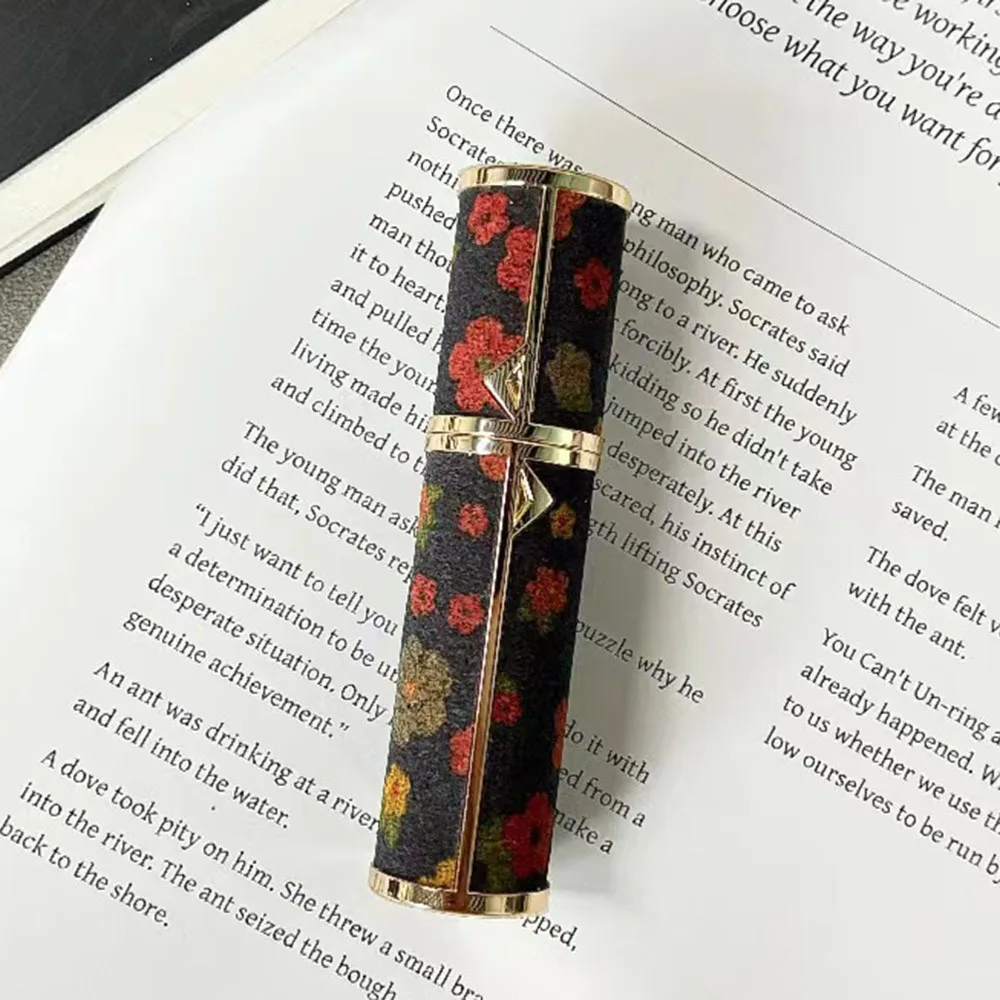 Модный кожаный флакон для духов, пустой, многоразовый, с нижней заправкой, спрей-атомайзер для женщин