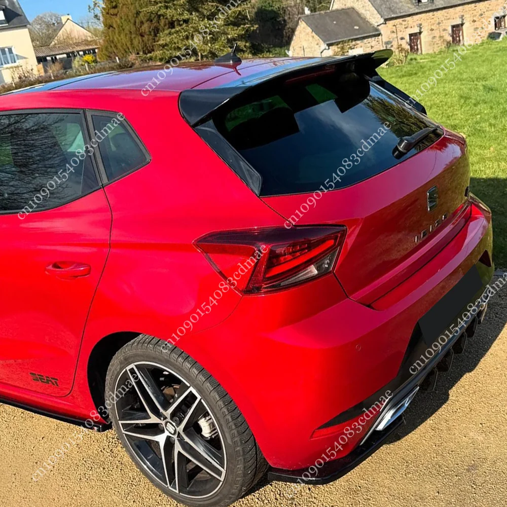 Rear Spoiler Cap For Seat Ibiza FR/ Standard Mk5 Hatchback 2017-2026 Rear Window Side Spoiler Wings Trunk Splitter Lip Tuning