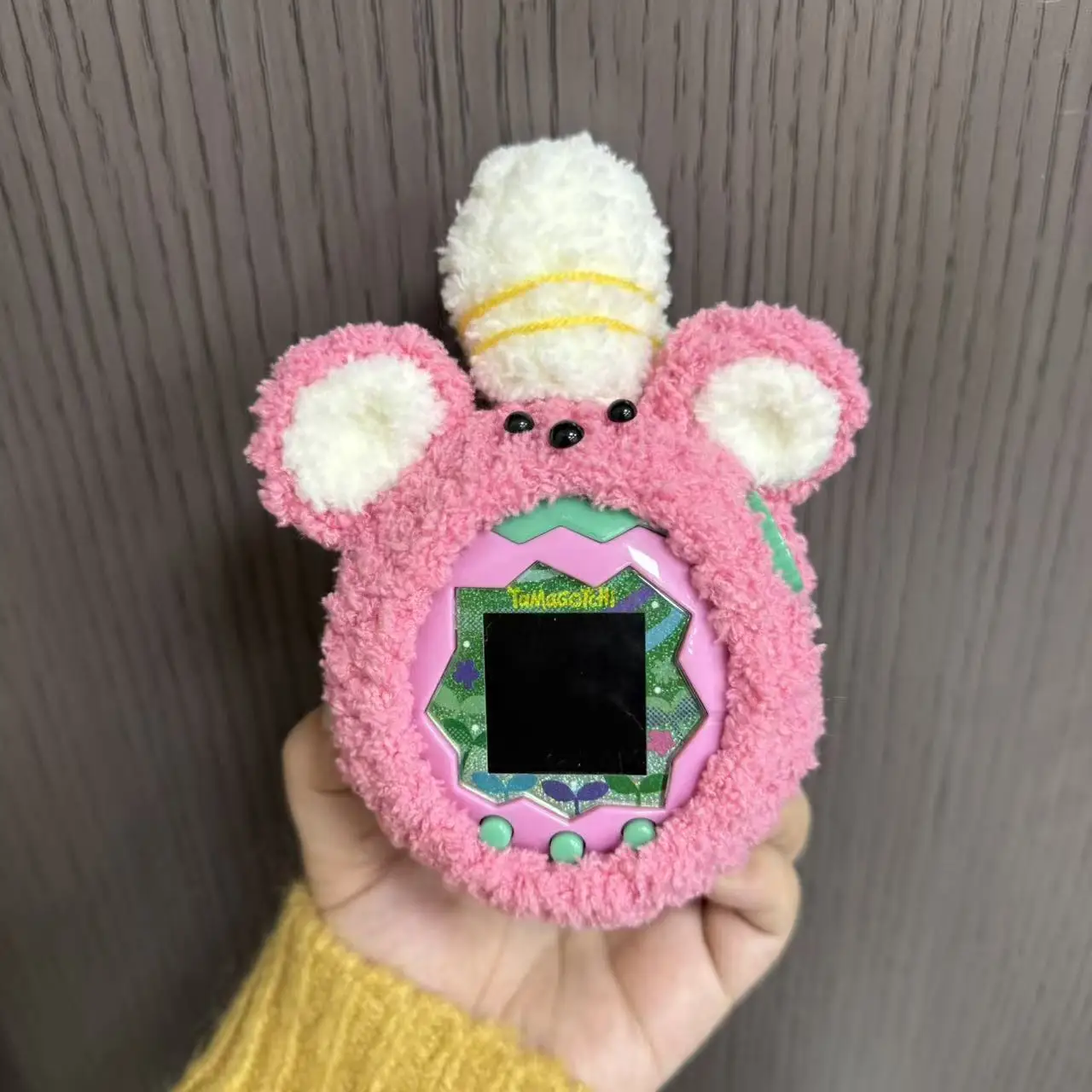 2026 New‑release Tamagotchi Paradise Hand‑Crocheted Rat‑King Yarn Plush Protective Case