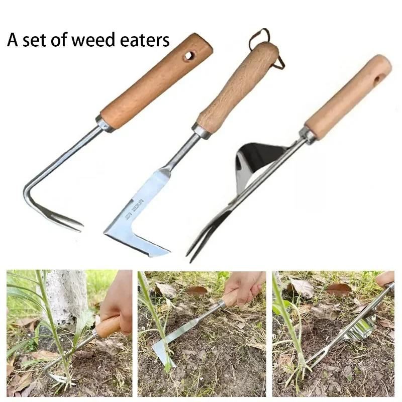 

a set Weeders,garden tools,Brick mowing sickle,Multifunctional,hoeing tool,Stainless steel,Dig wild vegetables,weeder