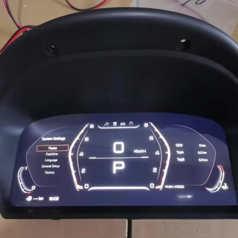 New High Quality 7 Inch Black LCD Dashboard Panel for Z4/E89 Car Instrument Cluster with Digital Display