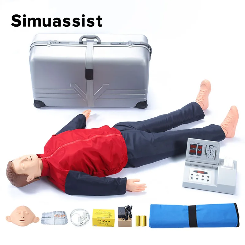 LCD Color Display Advanced Computer Cpr Full Body Adult CPR Manikin/Mannequin, CPR Training Model/Dummy