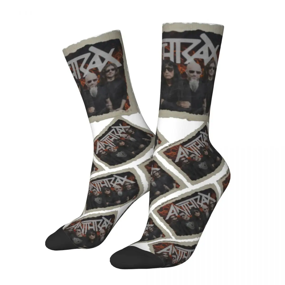 Anthrax Player Unisex Winter Socks Hiking Happy Socks Street Style Crazy Sock