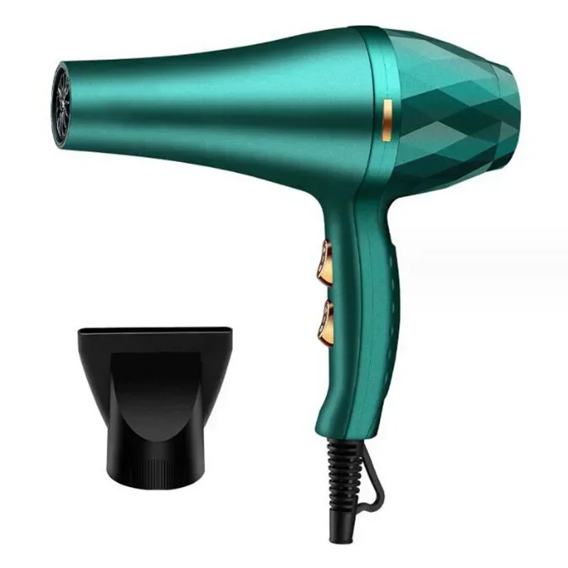 Secador de pelo profesional, 1200W/2200W, engranaje de gran potencia, cepillo secador de pelo para peluquería, herramientas de salón de barbería, ventilador secador de pelo