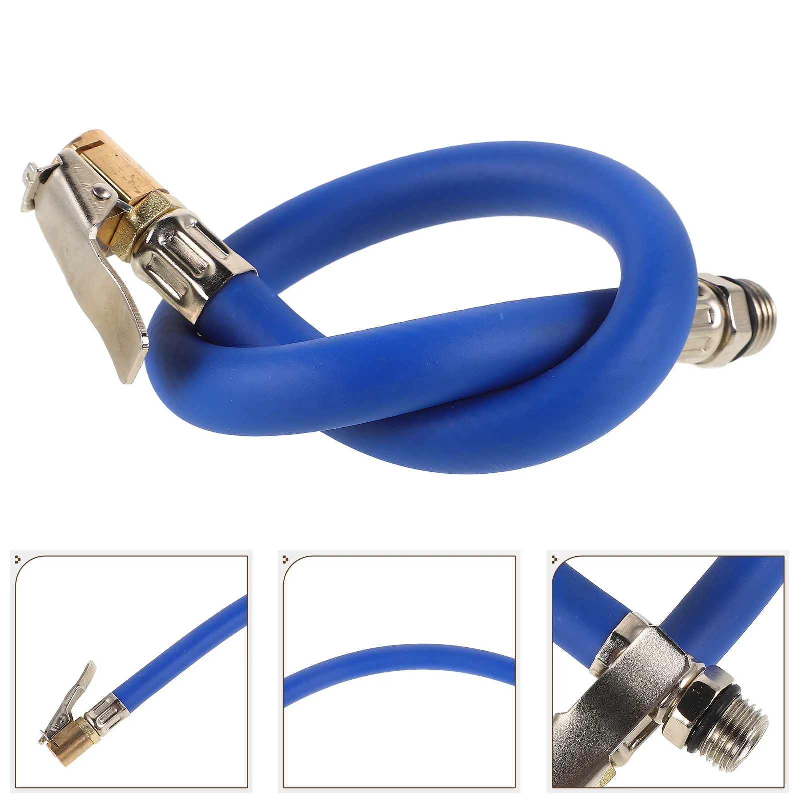 

Tire Pressure Gauge Inflator Extension Tube Air Pump Accessories Hose Bicycle Replacement Compressor Inflation