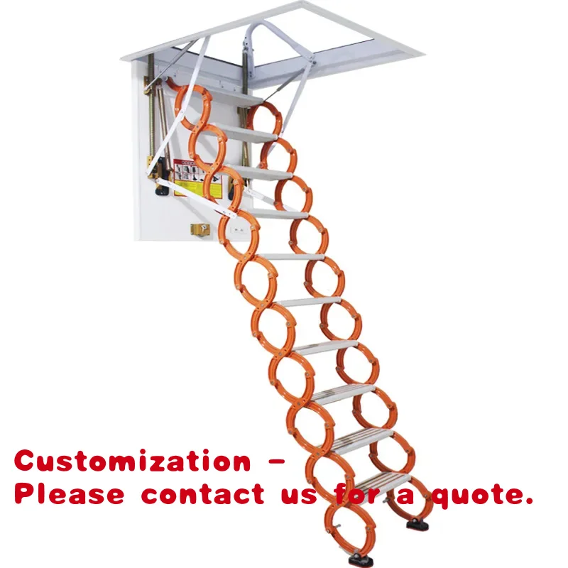 

Индивидуальная алюминиевая комбинированная промышленная телескопическая лестница-подъемник для чердака, складная, для использования на складах и в квартирах, гарантия 1 год