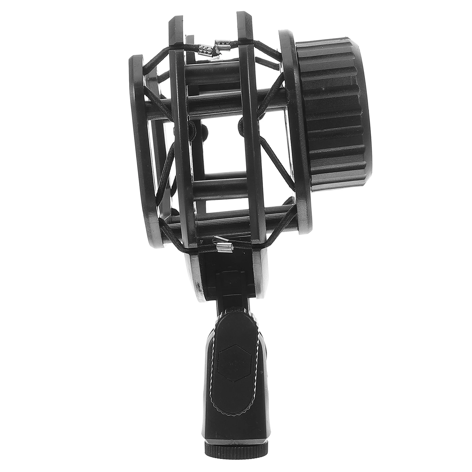 

Microphone Shock Anti Vibration Bracket Black 240 Square Plastic Compatible Mics Studio Desktop Mic Shock Mount Use