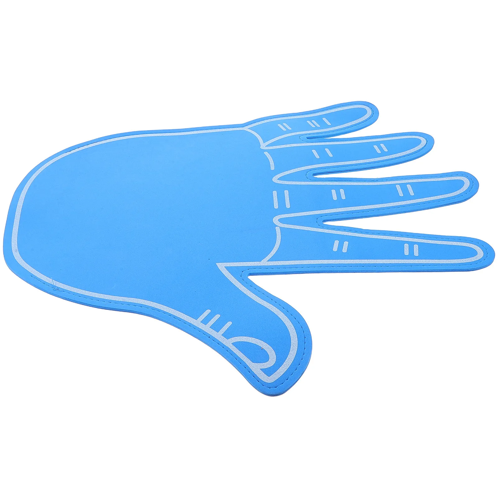 Blue Giant Foam Hand Five Finger Cheerleading Foam Finger Fan Pom Pom Sports Games School Celebration Cheering Supplies