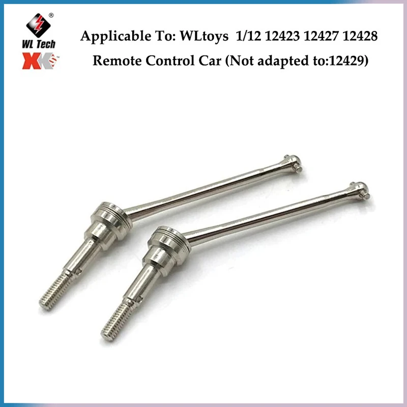 Wltoys-acoplador Metal Para Coche A Control Remoto, Eje De Transmisión Delantero, 1/12, 12423, 12427, 12428,12429