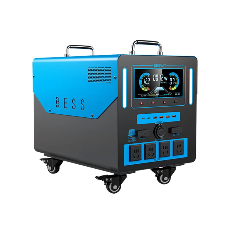 6000W 3500W 2000W Solar Generator Kit Metal Case LiFePO4 Rechargeable Battery Backup Emergency Power Supply for Off-Grid